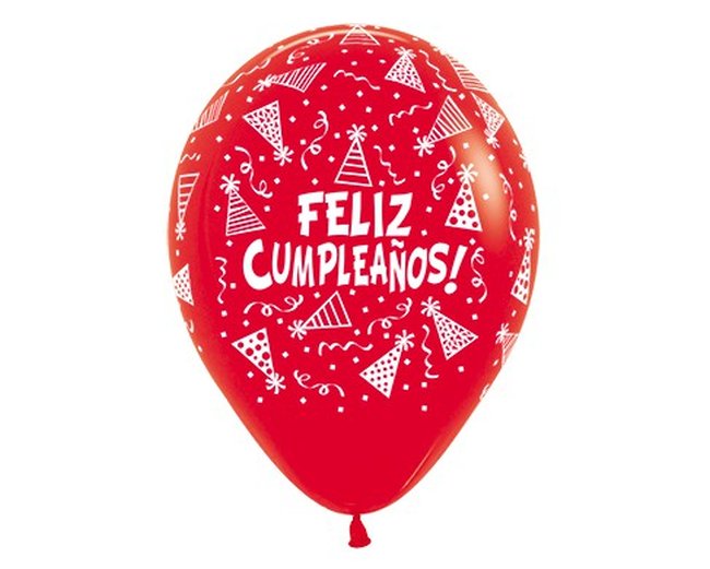 Globo Latex R36 Sempertex Fashion Solido Surtido Colores Feliz Cumpleaños 91,5cm ***OFERTA DTO NO ACUMULABLE