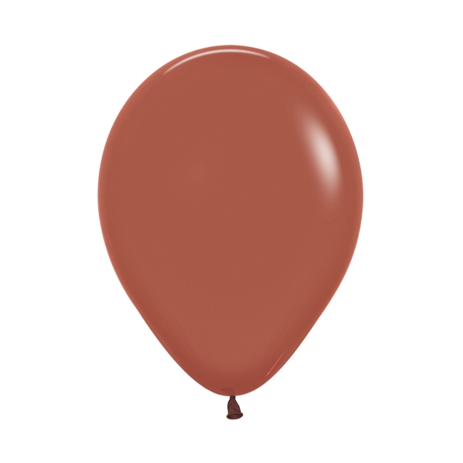 Globo Latex R5 Sempertex Fashion Solido Terracota 13cm