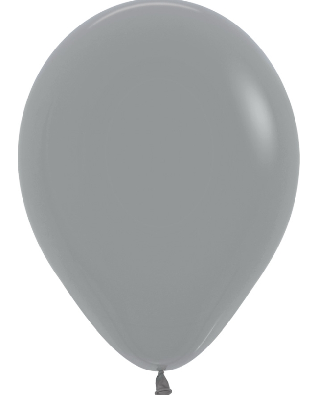 Globo Latex R5 Sempertex Fashion Solido Gris Urbano 13cm