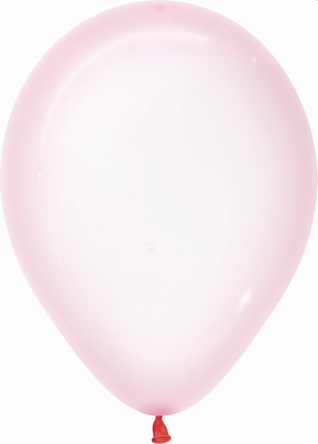 Globo Latex R5 Sempertex Cristal Pastel Rosa 12.5cm