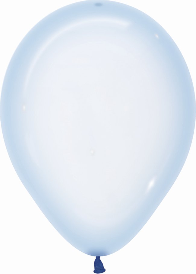 Globo Latex R5 Sempertex Cristal Pastel Azul 12.5cm