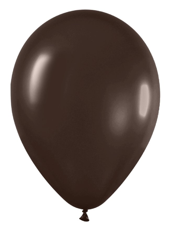 Globo Latex R5 Sempertex Metal Chocolate 13cm
