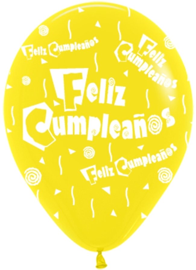 Globo Latex R5 Sempertex Fashion surtido Feliz Cumpleaños 13cm