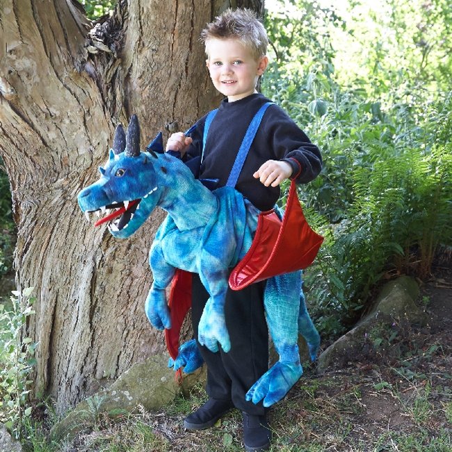 DISFRAZ NIÑO: DRAGON AZUL CON TIRANTES***OFERTA DTO NO ACUMULABLE 