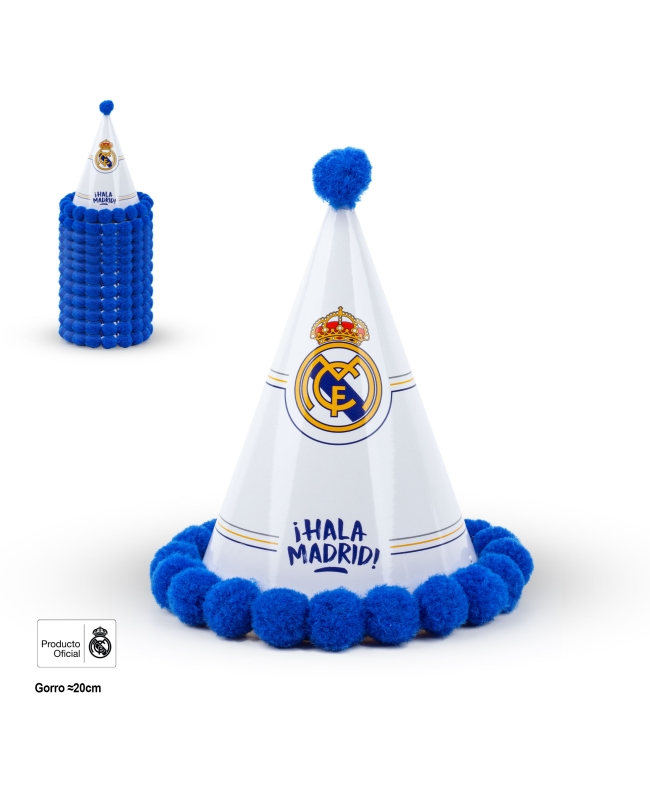 Gorro Fiesta Esc Hala Madrid 20cm ***OFERTA DTO NO ACUMULABLE