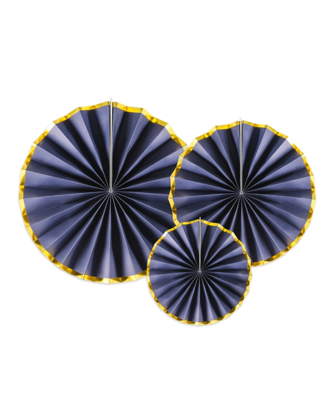 Decoracion Colgante Abanico Azul Marino ***OFERTA DTO NO ACUMULABLE