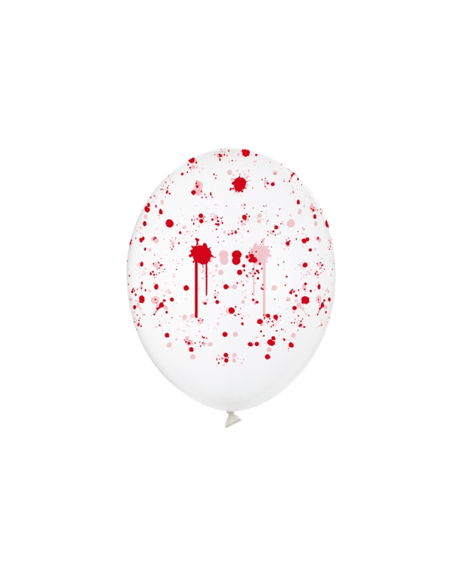 Globos Latex 30cm Manchas Sangre Cristal ***OFERTA DTO NO ACUMULABLE