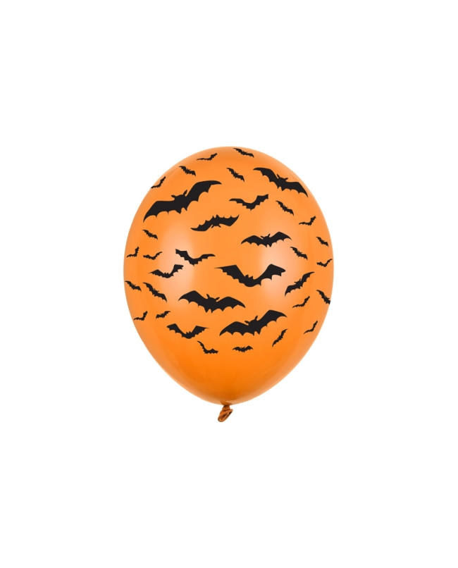 Globos Latex 30cm Murcielagos Naranja M. Pastel ***OFERTA DTO NO ACUMULABLE