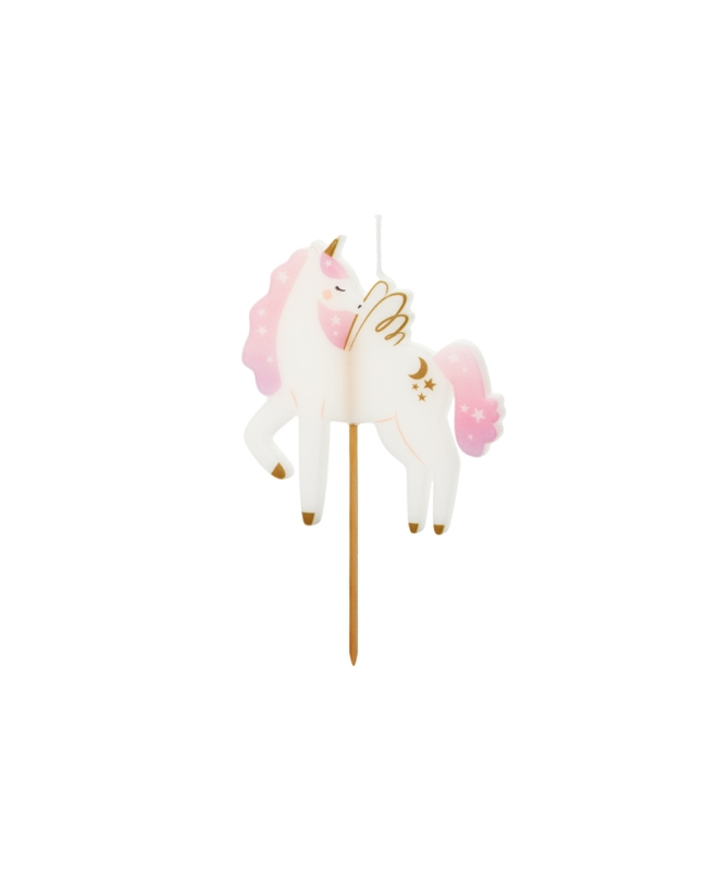 Vela Unicornio 9cm ***OFERTA DTO NO ACUMULABLE