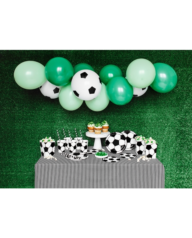 Set Fiesta Futbol (Platos, vasos, servilletas, cajas, pajitas y globos latex)***OFERTA DTO NO ACUMULABLE