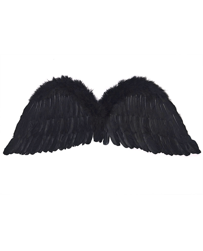 Alas Angel Negras 75 X 30cm ***OFERTA DTO NO ACUMULABLE