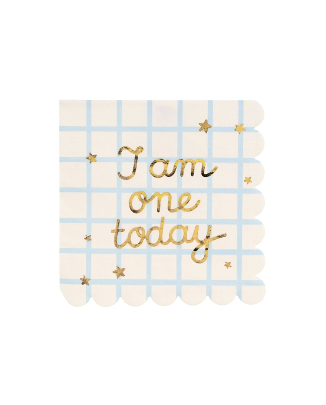 Servilletas 33cm I Am One Today Osito ***OFERTA DTO NO ACUMULABLE