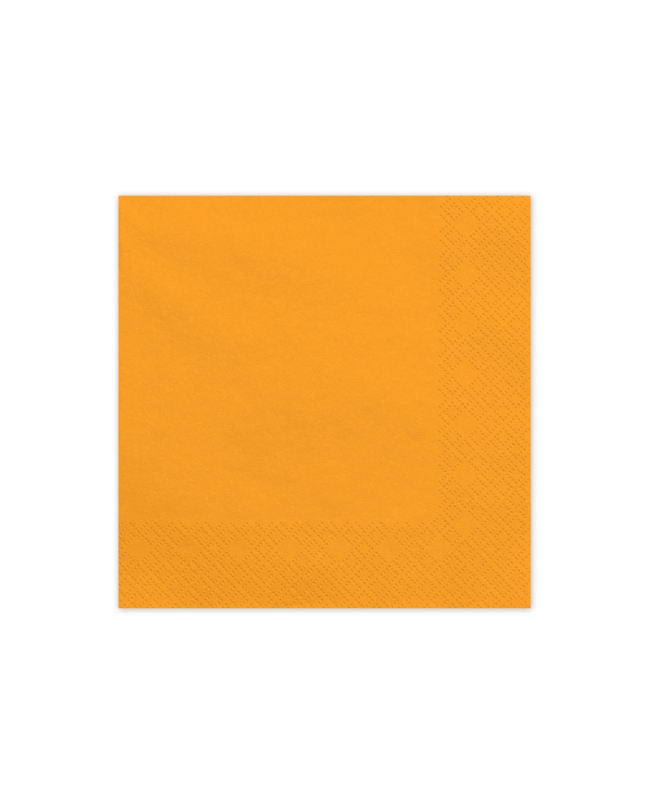 Servilletas 33x33cm Naranja Claro ***OFERTA DTO NO ACUMULABLE