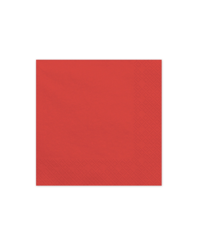 Servilletas 33x33cm Rojo Oscuro ***OFERTA DTO NO ACUMULABLE