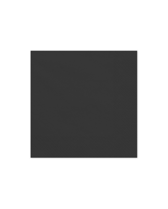 Servilletas 33x33cm Negras ***OFERTA DTO NO ACUMULABLE