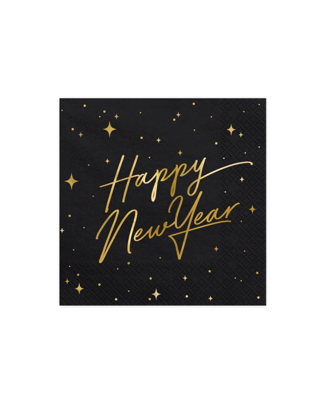 Servilletas Happy New Year 33X33cm ***OFERTA DTO NO ACUMULABLE