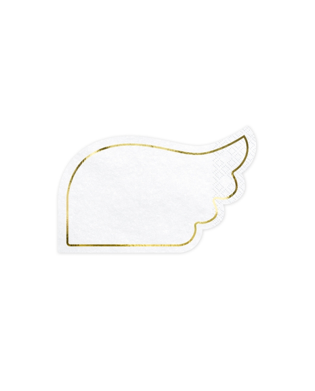 Servilleta Forma Alas Comunion 16X10cm ***OFERTA DTO NO ACUMULABLE