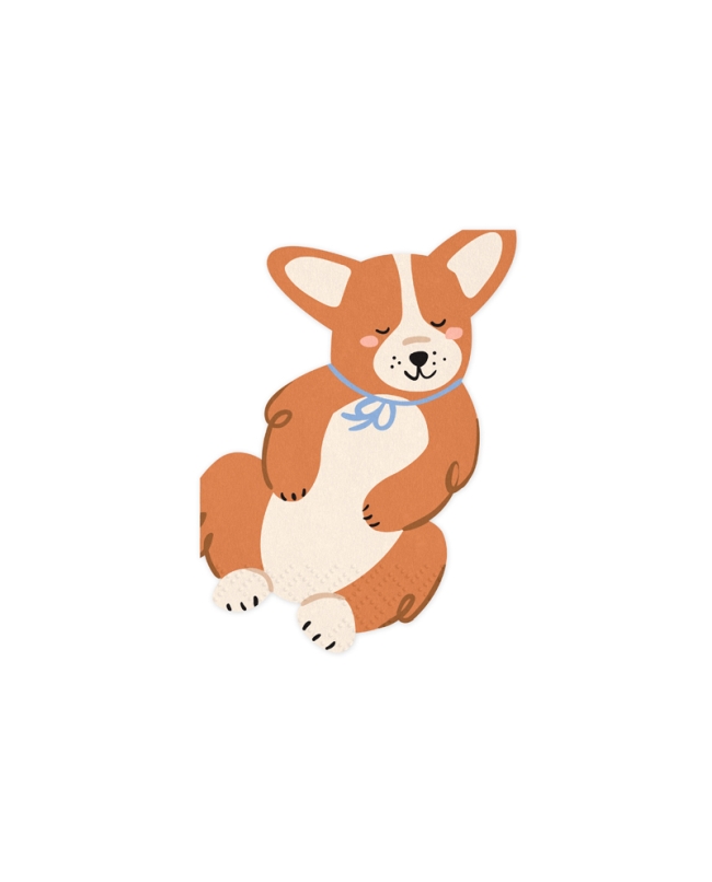 Servilletas Forma Perro 11X15cm ***OFERTA DTO NO ACUMULABLE