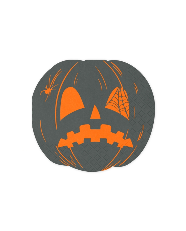 Servilletas Forma Calabazas Terrorificas 16.5X15cm ***OFERTA DTO NO ACUMULABLE