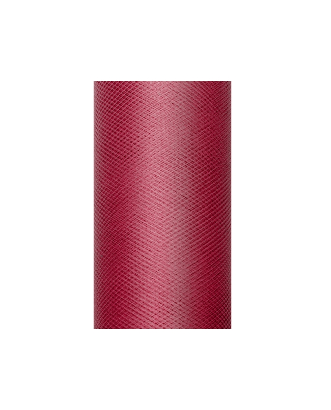 Tul Liso Rojo Oscuro 30cmx9M ***OFERTA DTO NO ACUMULABLE
