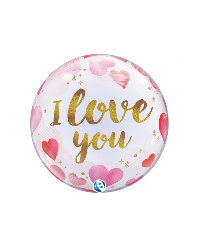 Takara T-Balloon 22/56cm Bubble Deco I Love You Hearts ***OFERTA DTO NO ACUMULABLE