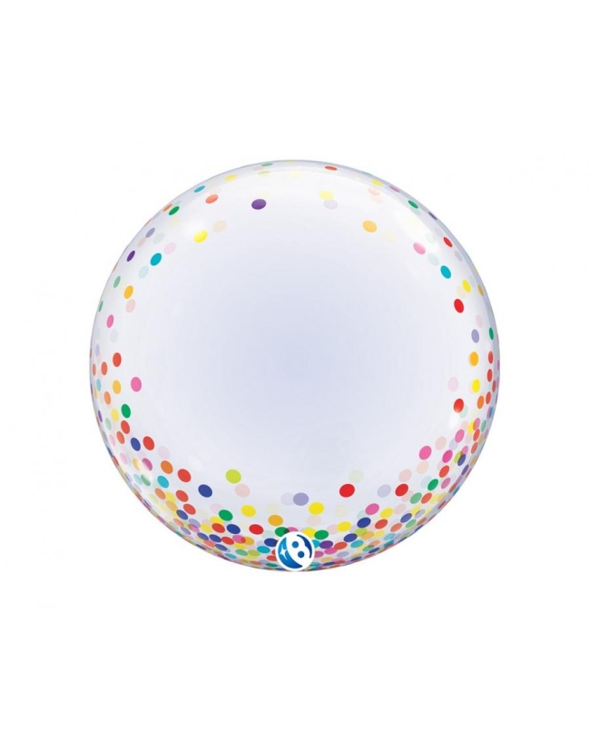 Takara T-Balloon 24/61cm Bubble Deco Confetti Colores ***OFERTA DTO NO ACUMULABLE