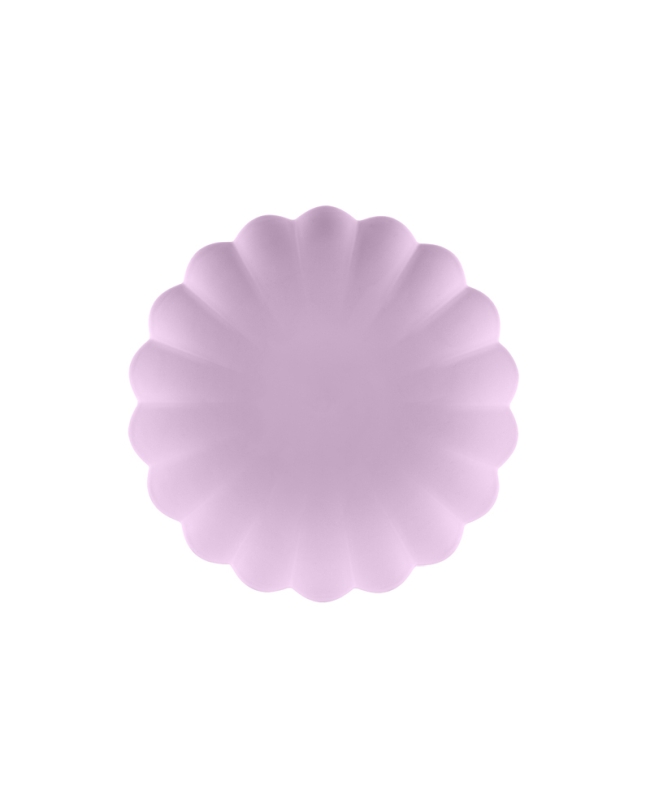 Platos Plastico Frill 22cm Violeta ***OFERTA DTO NO ACUMULABLE