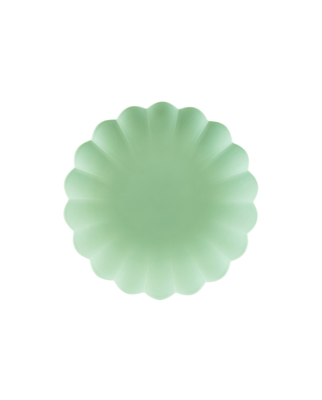 Platos Plastico Frill 22cm Salvia ***OFERTA DTO NO ACUMULABLE