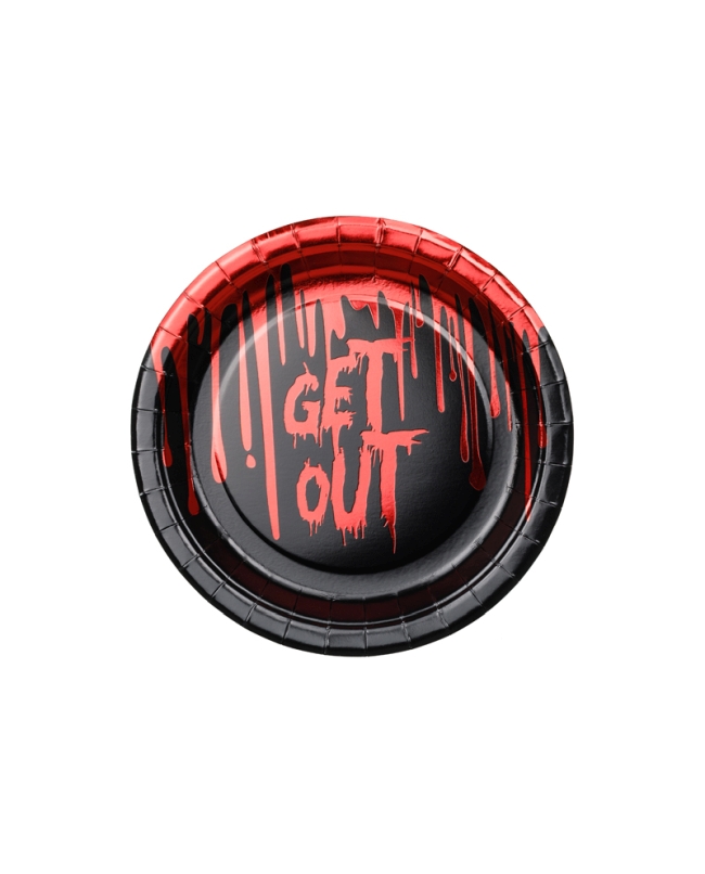 Platos Papel 18cm Get Out ***OFERTA DTO NO ACUMULABLE