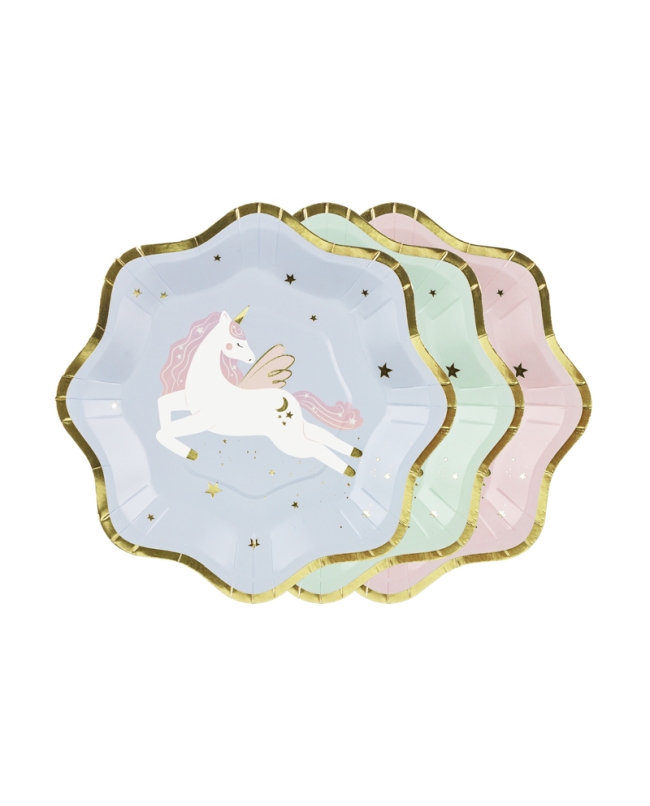 Platos 18cm Unicornio ***OFERTA DTO NO ACUMULABLE
