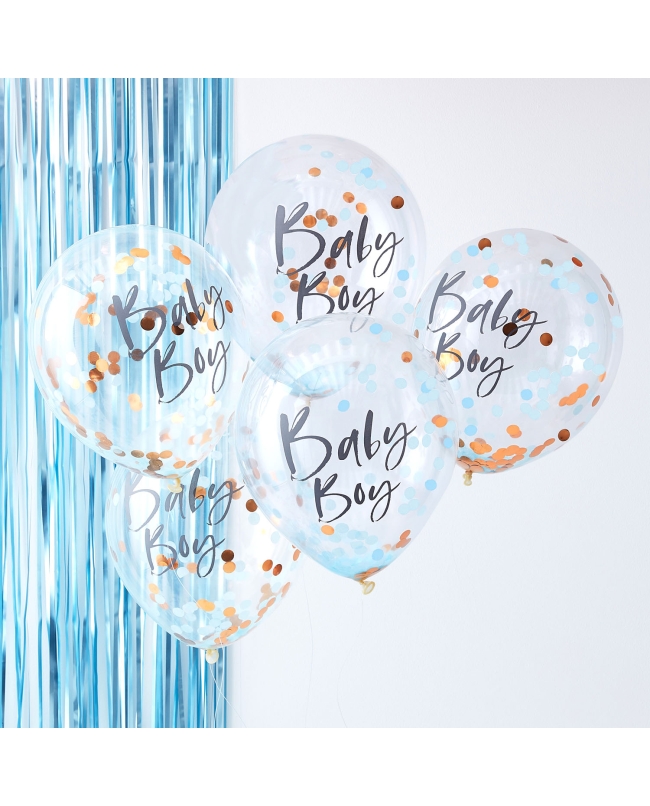 Globos Confetti Globos Baby Boy Azul ***OFERTA DTO NO ACUMULABLE