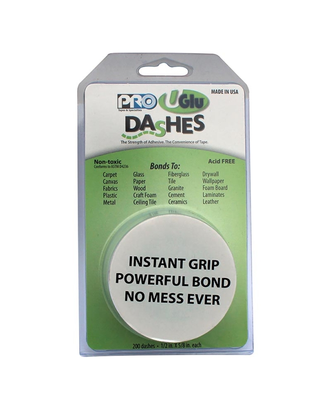 Pro Uglu Rollo 200 Pegatinas Doble Cara 1,27 x 1,58cm ***OFERTA DTO NO ACUMULABLE