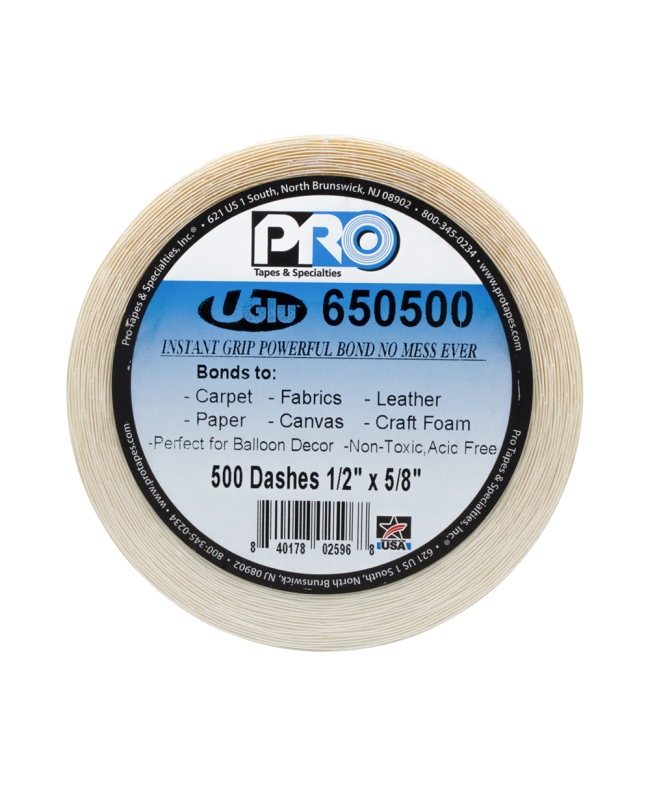 Pro Uglu Rollo 500 Pegatinas Doble Cara 1,27 x 1,58cm ***OFERTA DTO NO ACUMULABLE