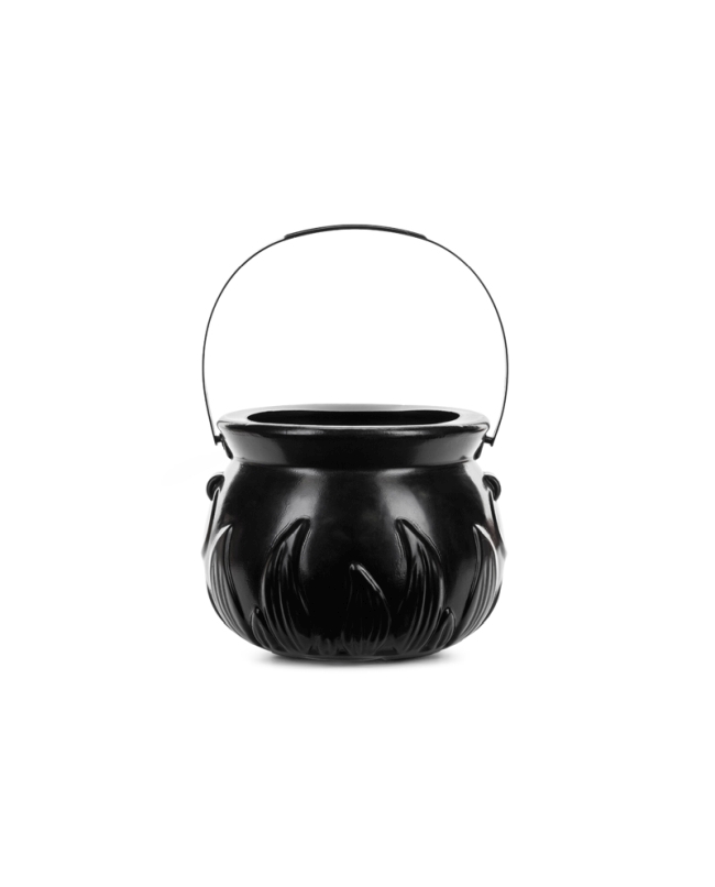 Cubo Forma Caldero Negro 18X13.5cm ***OFERTA DTO NO ACUMULABLE