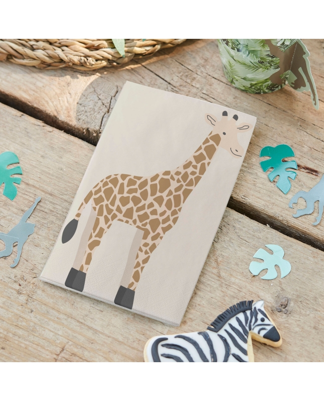 Servilletas Fsc Jirafa 11X16,5cm ***OFERTA DTO NO ACUMULABLE