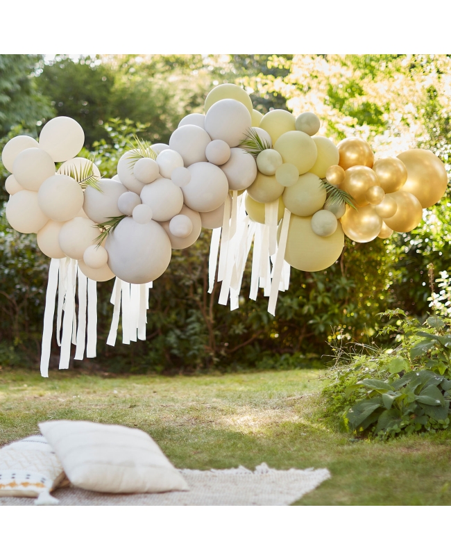 Kit Globos Latex Para Arco, Tiras Y Hojas Jungla ***OFERTA DTO NO ACUMULABLE