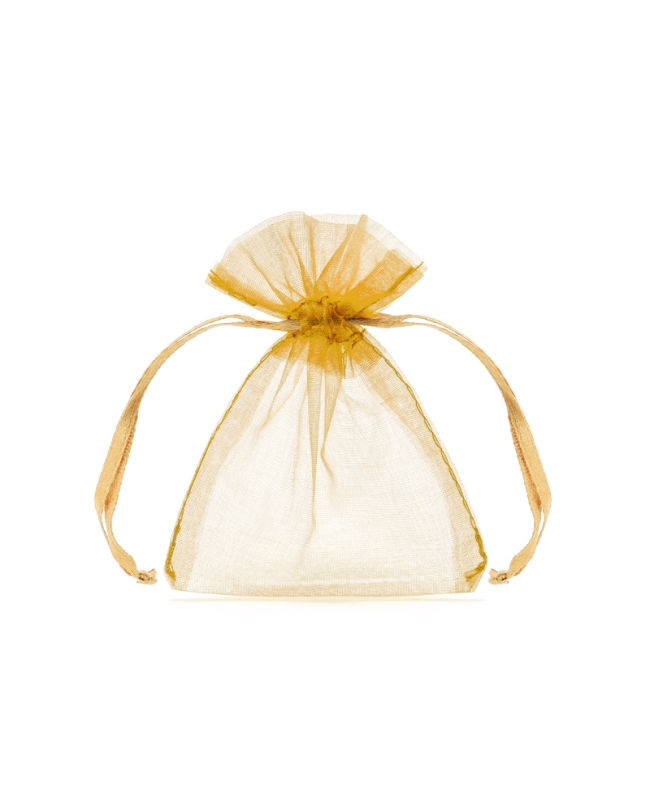 Bolsas Organza Oro 10cm ***OFERTA DTO NO ACUMULABLE