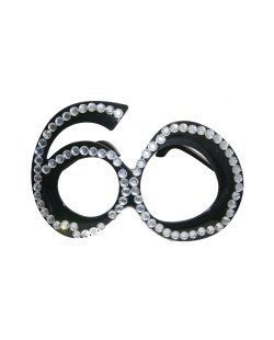 Gafas Negras Diamantes Nº 60