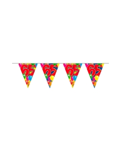 Banderin Globos Nº 65 Plastico 10m