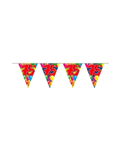 Banderin Globos Nº 75 Plastico 10m