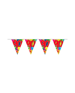 Banderin Globos Nº 90 Plastico 10m