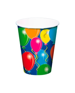 Vasos 250ml Globos