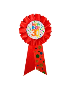 Condecoracion Happy Bday 30 Lunares 4,5X14cm
