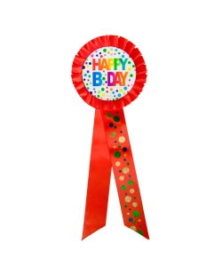 Condecoracion Happy Bday Lunares Xl 7,5X29,5cm