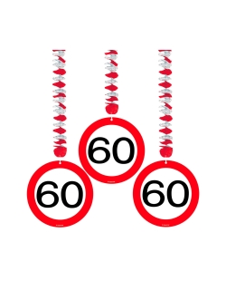 Deco Colgante Señal Trafico Nº 60 Papel