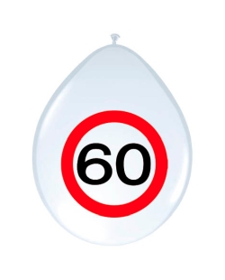Globo Latex Señal Trafico Nº 60