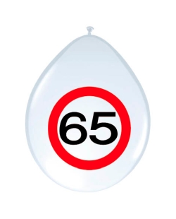 Globo Latex Señal Trafico Nº 65