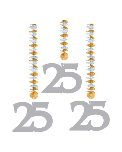 Deco Colgante 25 Aniversario
