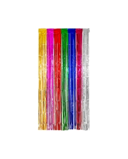 Cortina Flecos Foil Arcoiris 1X2m