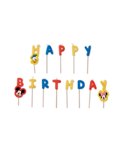 Velas Happy Birthday Mickey ***OFERTA DTO NO ACUMULABLE